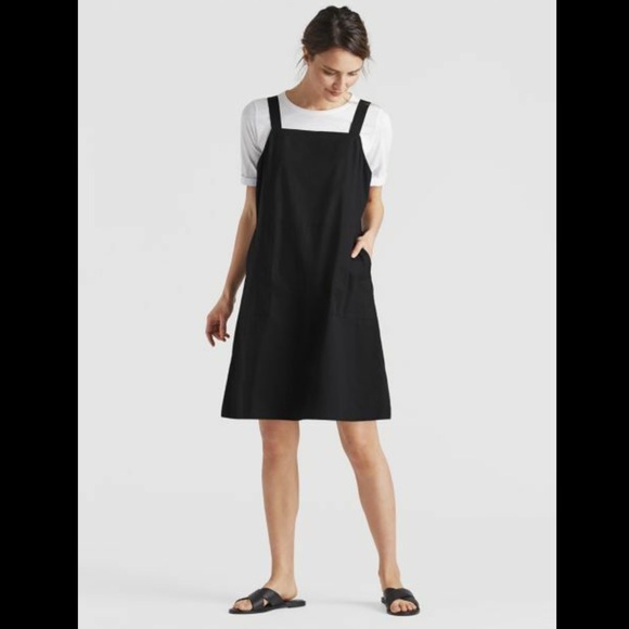 Eileen Fisher Organic Cotton Poplin Jumper Dress